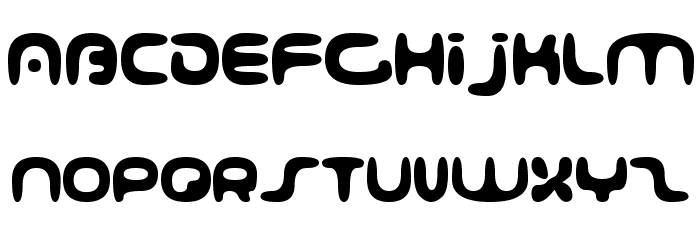 001 Interstellar Log Font LOWERCASE