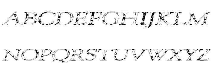 101 Puppies Italic SW Polices MAJUSCULES
