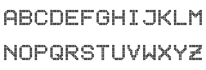 10mal12Lampen Font LOWERCASE