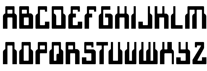 1968 Odyssey Condensed フォント 小文字
