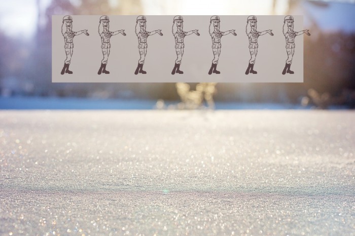 26WOMAN Schriftart examples