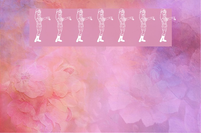 26WOMAN Schriftart examples