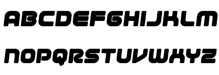 1st Enterprises Semi-Italic Шрифта строчной