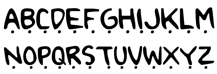 2Toon2 字体 大写