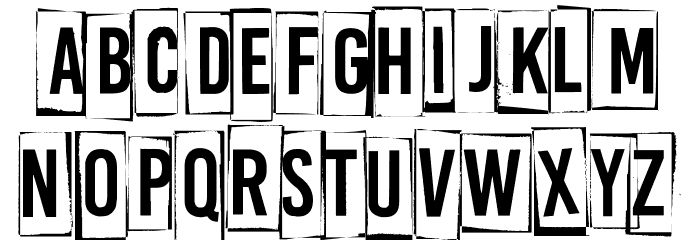 A Box For 2 Font Litere mari