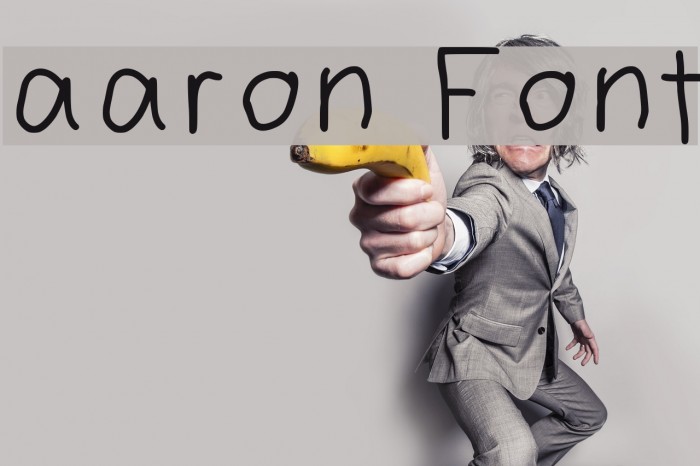 aaron フォント examples