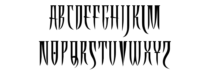 Ab Fangs Font Litere mari