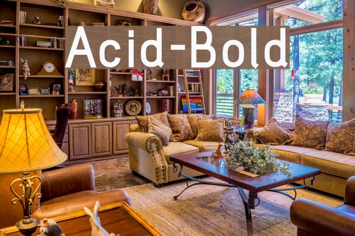 Acid-Bold フォント examples