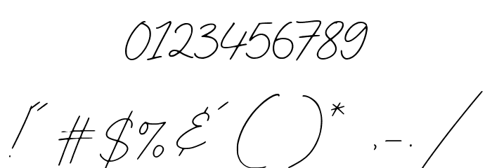 Acoustica フォント その他の文字