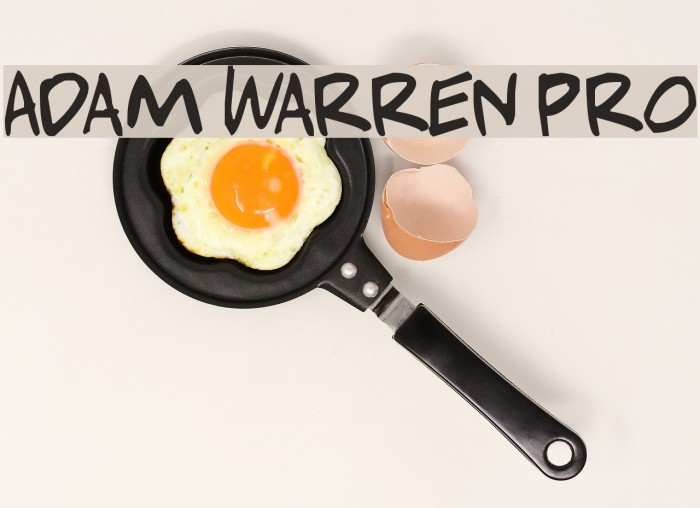 Adam Warren pro لخطوط تنزيل examples