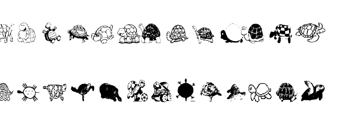 AEZturtle Polices MAJUSCULES