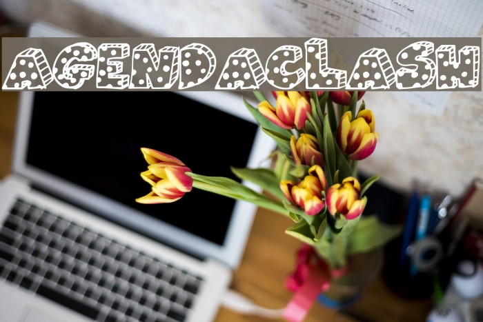 AgendaClash Шрифта examples