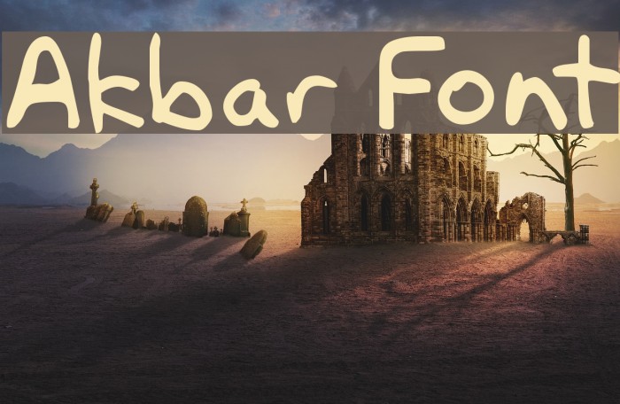 Akbar Font examples