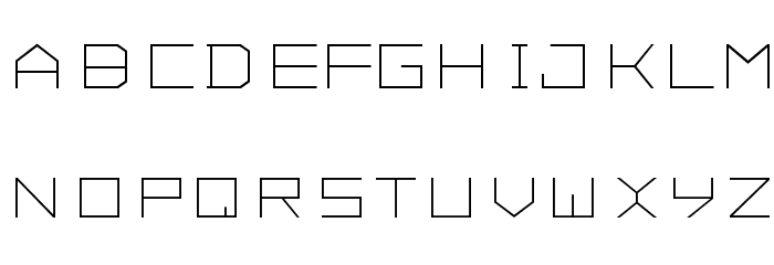 ALPHA Normal フォント 小文字