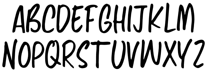 Alles Kaputt DEMO Regular Font UPPERCASE