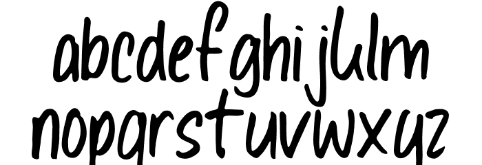 Alles Kaputt DEMO Regular Font LOWERCASE