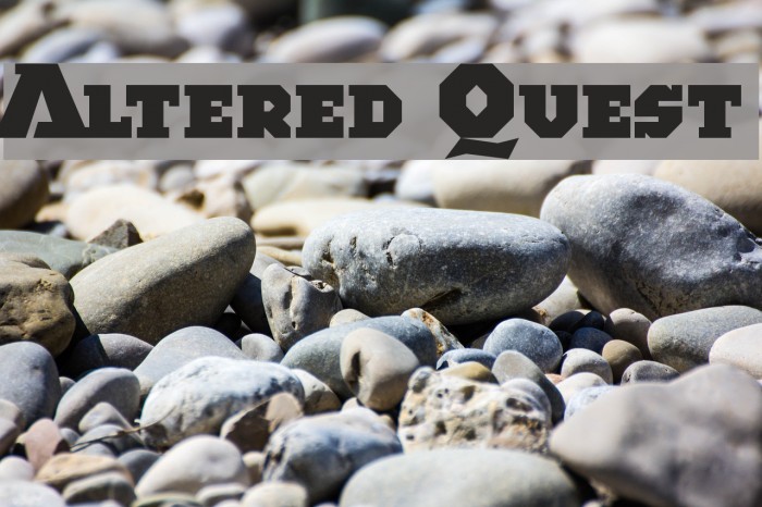 Altered Quest 字体 examples
