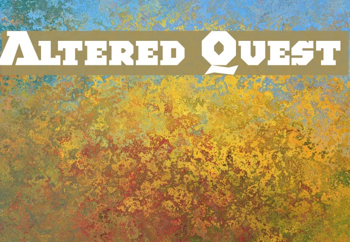 Altered Quest 字体 examples