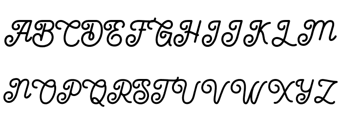 Anelka Fambuya Regular フォント 大文字