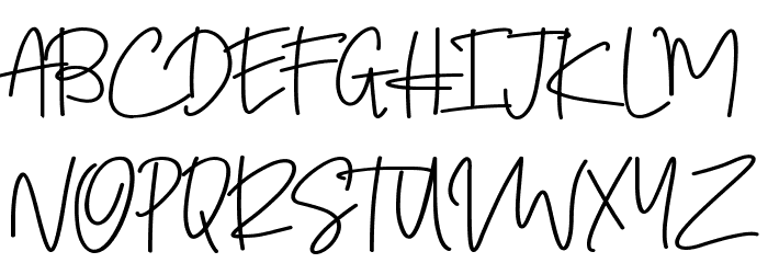 Anggeliana Schriftart Groß