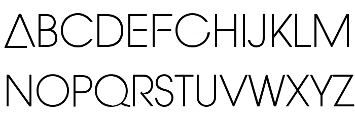 Aovel Neo Font UPPERCASE