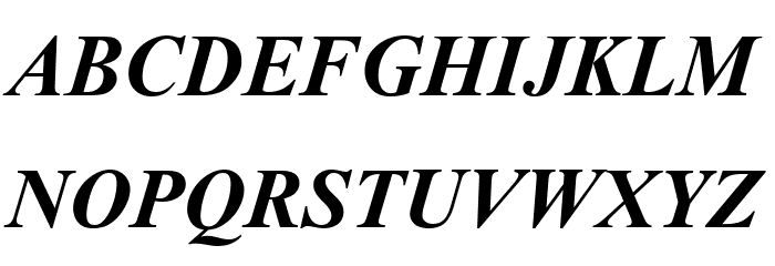 ArTarumianMatenagir Bold Italic Schriftart Groß