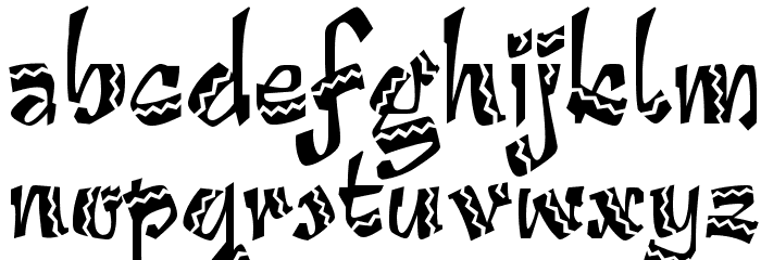 Arriba Arriba LET Plain:1.0 Font LOWERCASE