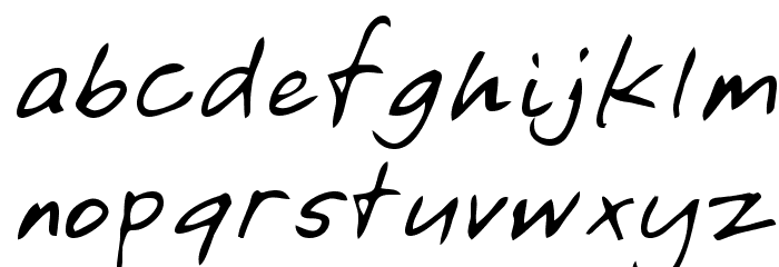 Asa Regular Schriftart Kleinbuchstaben