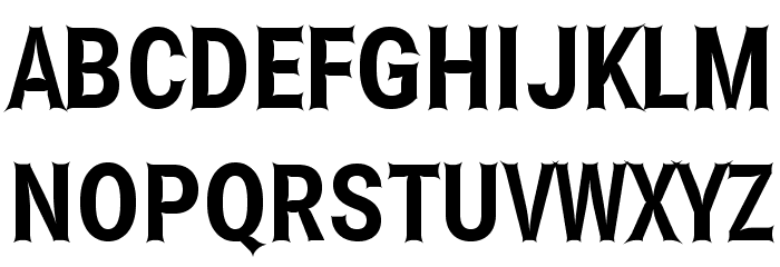 Asimov Edge Extreme Font UPPERCASE