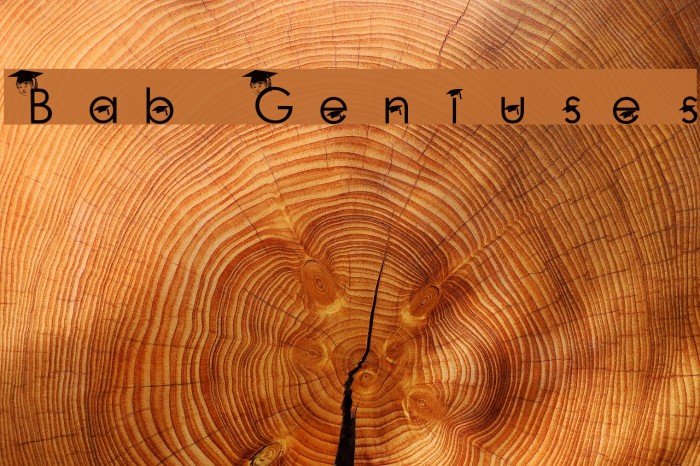 Baby Geniuses फ़ॉन्ट examples