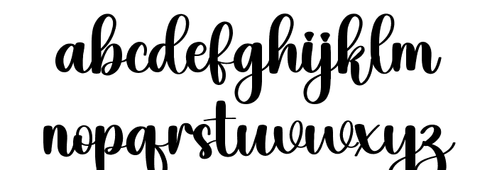 Backlight Font Litere mici