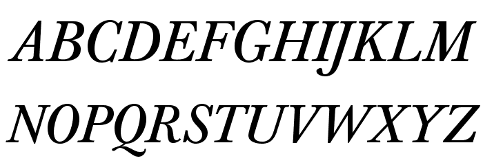 BaskervaldADFStd-Italic Fonte MAIÚSCULAS