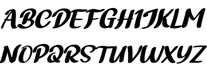 Bathi Italic Fonte MAIÚSCULAS