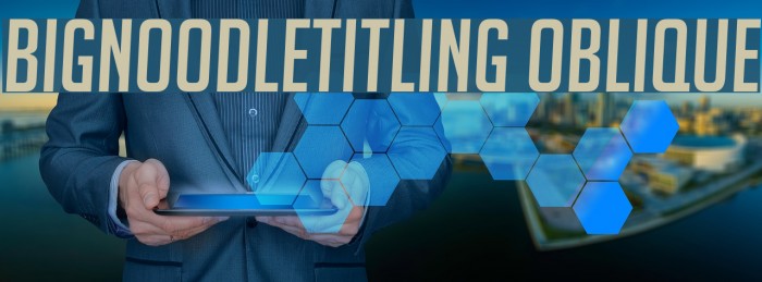 BigNoodleTitling Oblique Font examples
