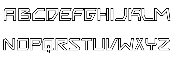 Biting My Nails Outline Шрифта ВЕРХНИЙ