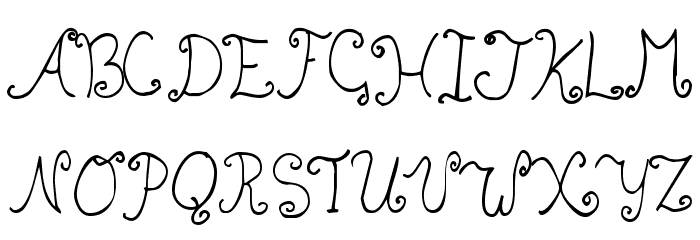 Bizzy Bee Schriftart Groß