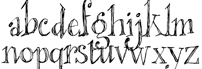 Blackout Serif Px Шрифта строчной