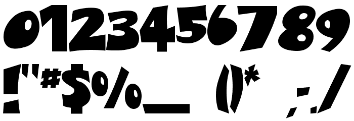 Blades Regular フォント その他の文字