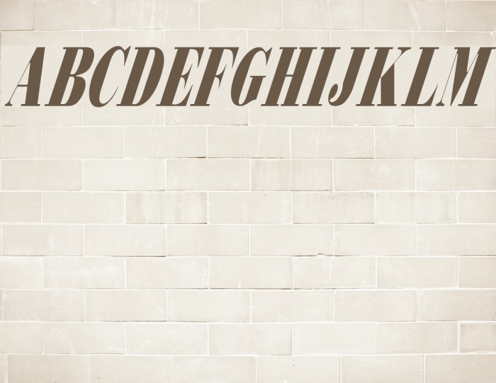 Bodidly-Conde 2 Schriftart examples