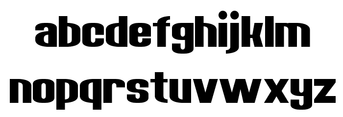 Bored Robots KG Font Litere mici