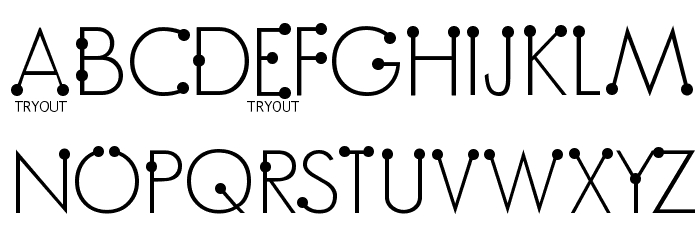 BoumBoum Tryout Шрифта ВЕРХНИЙ