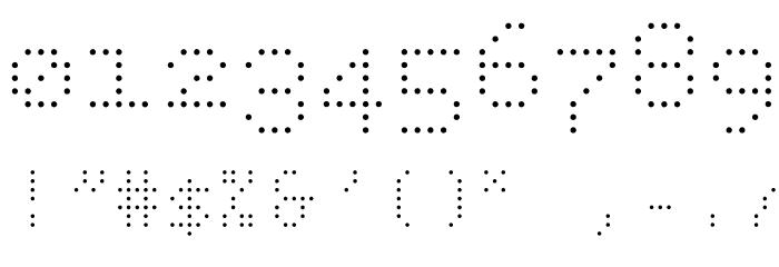 BPdots-Light 字体 其它煤焦