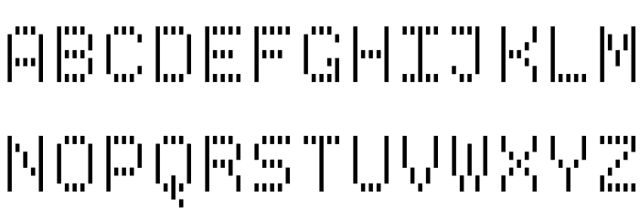 BPdotsVertical-Bold フォント 大文字