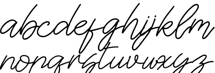 Britties Signature Font Litere mici