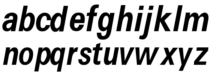 Caracteres L4 Font Litere mici
