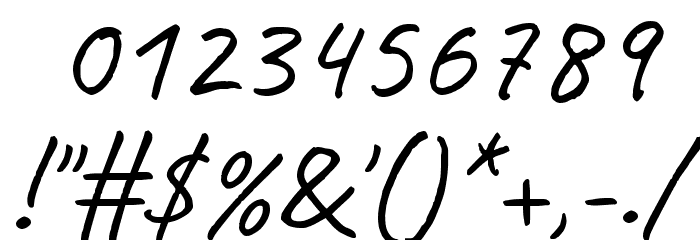 Caveat Regular Schriftart Anderer Schreiben