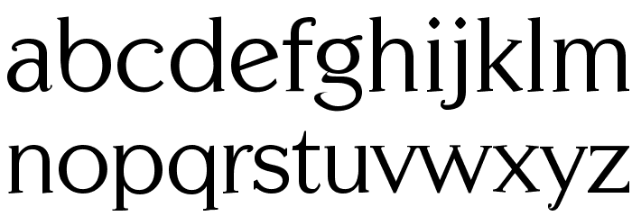 Centabel Book Font LOWERCASE