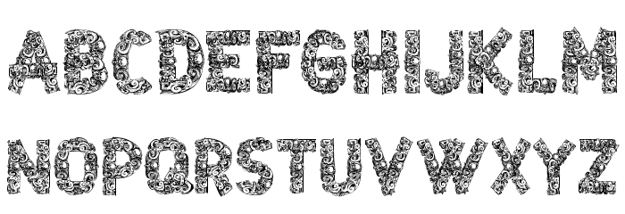 CF Azteques Regular Font Litere mari