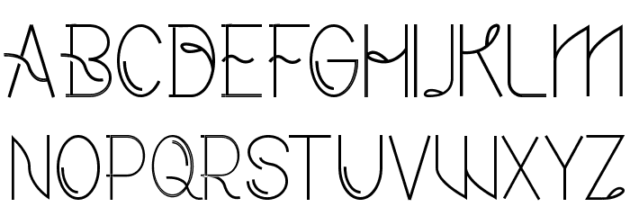CF Modern 165 Regular フォント 大文字