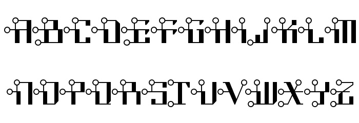 Circuit Bored NF Font Litere mari